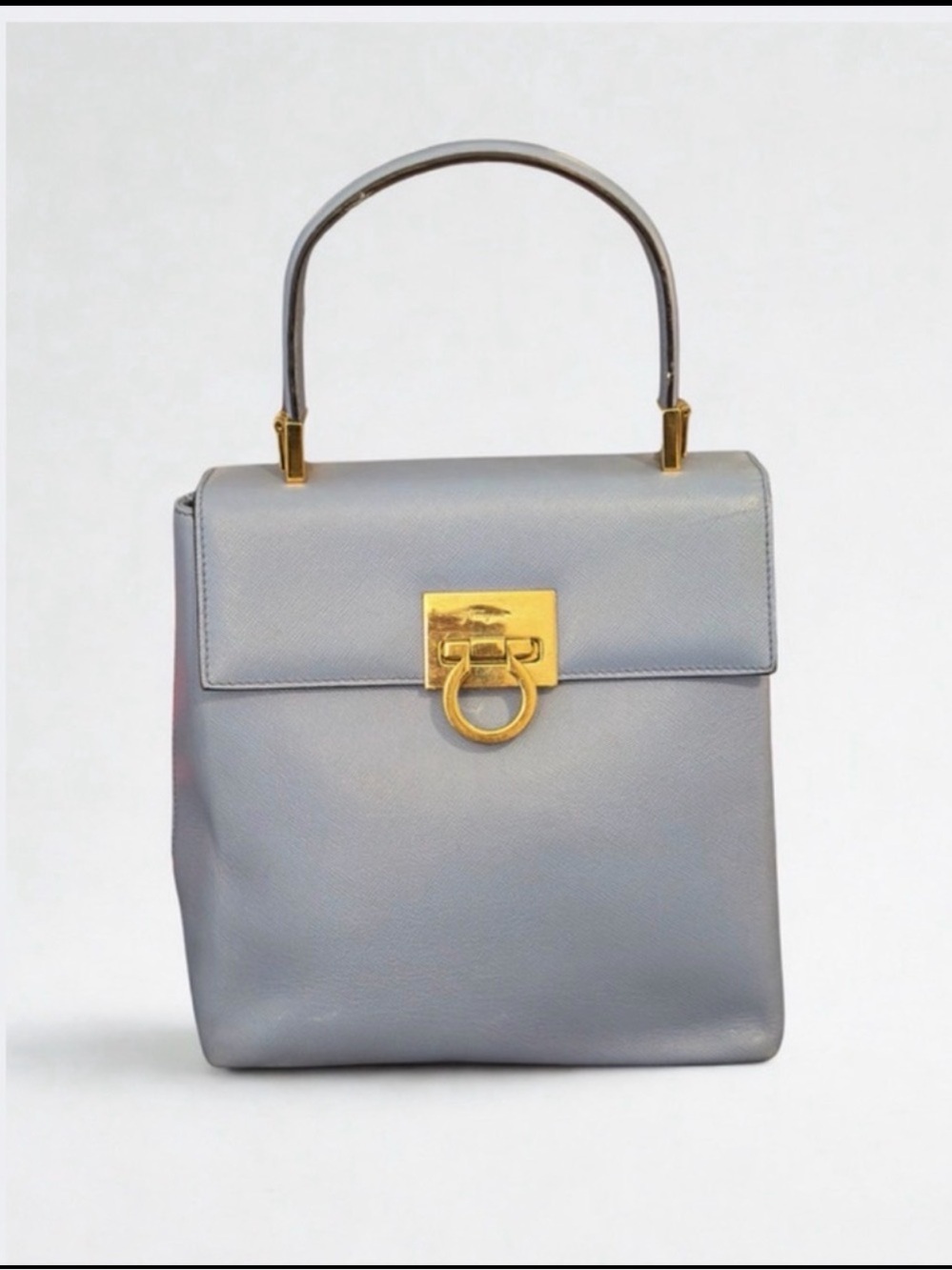 Salvatore Ferragamo Gancini Top Handle Bag